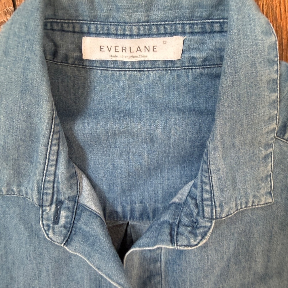 Everlane denim shirtdress XS - Picture 8 of 8